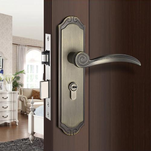 實木靜音防盜門鎖通用型鎖具 