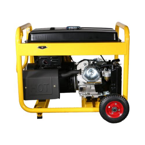 小型汽油發電機380v三相7.5kw電啓動移動便攜