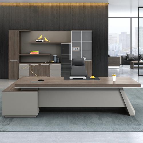 老闆桌簡約現代主管桌經理桌臺桌椅組合辦公傢俱