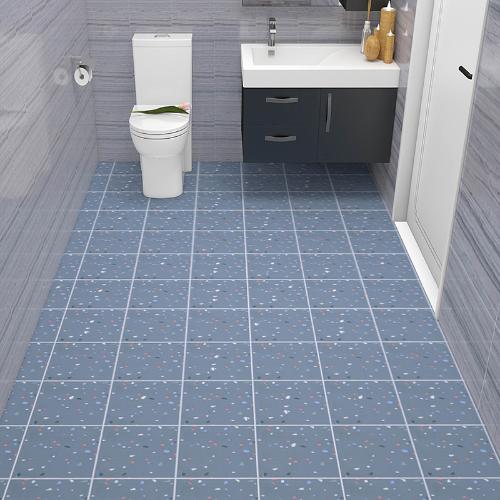 地板貼自粘地面廚房防水防滑廁所衛生間地貼北歐風格浴室加厚耐磨