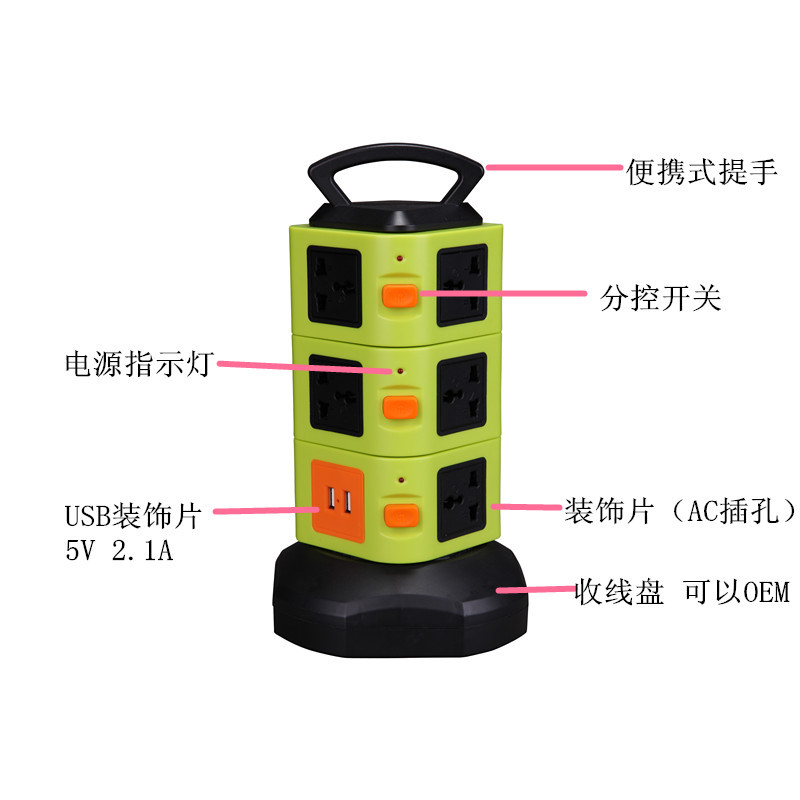 收线 绿色