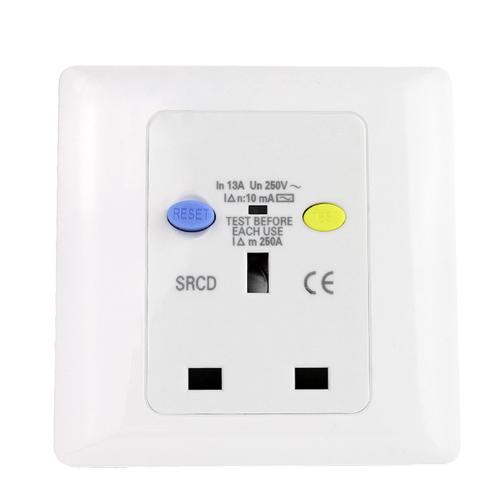 英規漏電保護插座13A英標牆壁插座 PRCD英式防觸電插座