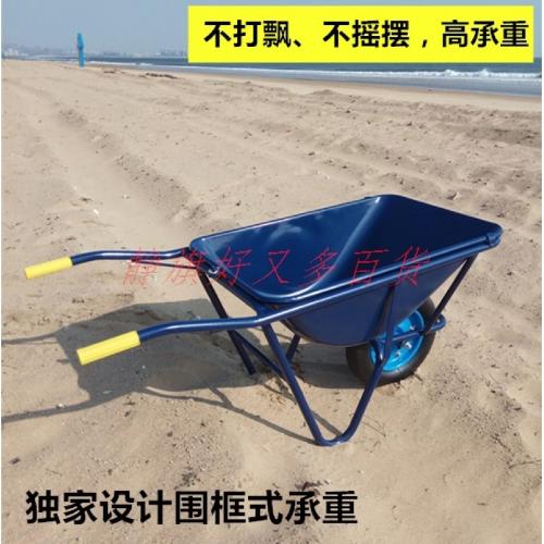 獨輪小推車工地農用沙泥土建築翻鬥垃圾搬運貨花園人力單輪手推車