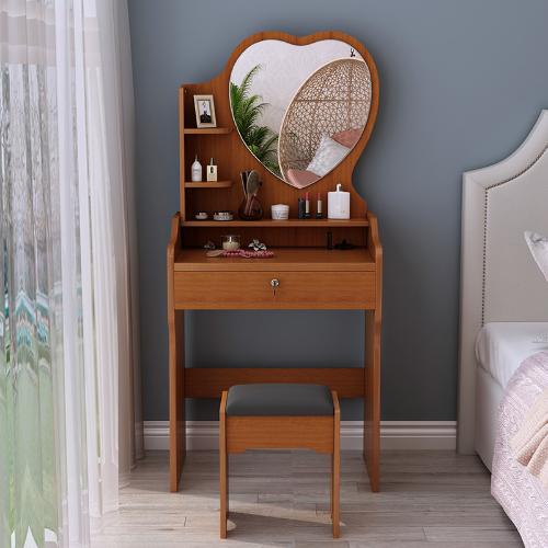 梳妝檯臥室現代簡約小戶型迷你化妝臺女孩網紅經濟型簡易收納桌櫃