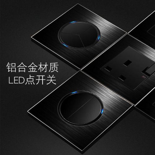 英標開關插座英式電制面板13a插座帶usb港澳雙聯插蘇英規燈制開關
