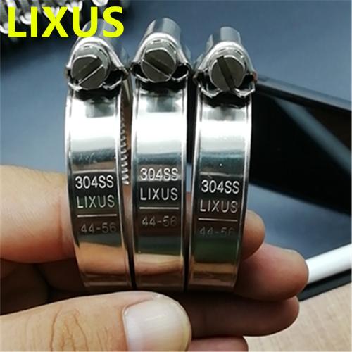 LIXUS喉箍卡箍304不鏽鋼德式喉箍不鏽鋼卡箍德式管夾帶寬12MM喉箍