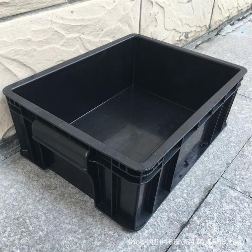 塑料EU箱 防靜電週轉箱 可配插卡帶蓋塑膠筐物料膠箱