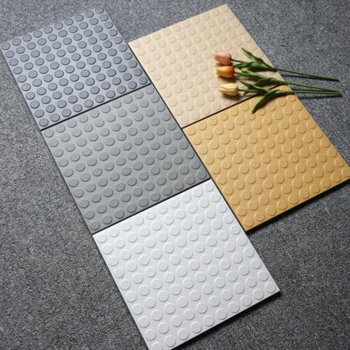 通體瓷磚300x300酒店廚房防滑地磚庭院車庫全瓷廣場磚圓點盲道磚