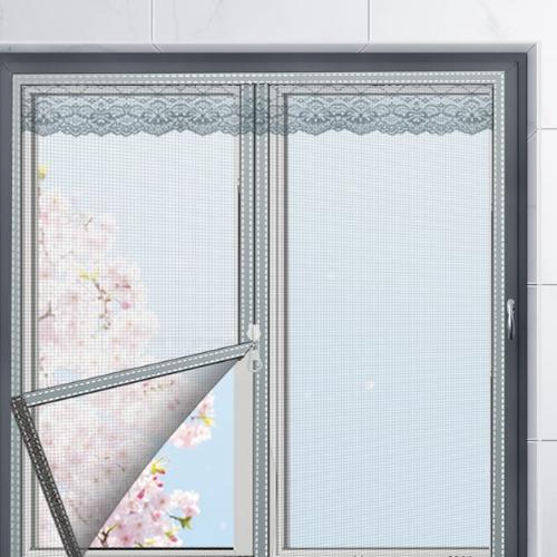 防蚊紗窗網自粘條窗紗網門簾魔術貼沙網窗戶自裝隱形家用免打孔