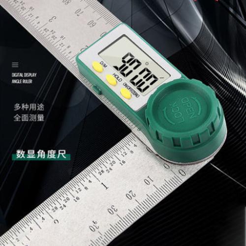 威力獅 數顯角度尺360度90度量角器 木工高精度測量儀器 W0649A