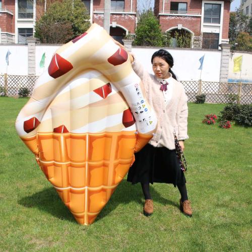 廠家現貨 充氣雪糕充浮排 浮牀  接受定製各種尺寸