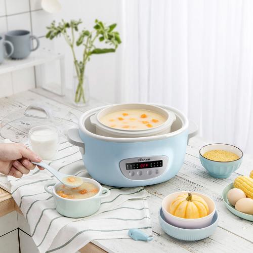小熊電燉盅電燉鍋電煮鍋煲湯鍋2.5升一鍋5膽無蒸籠DDZ-C25E1