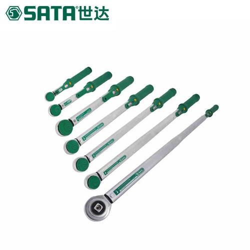 Sata/世達工具單頭公制扭力扳手扭矩扳手可調式預置式換頭扳96424