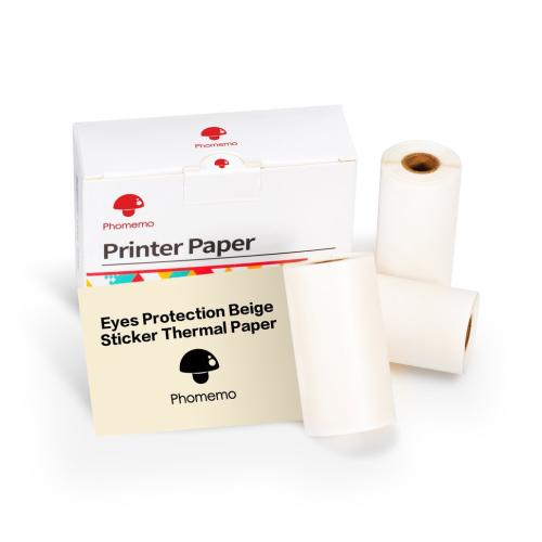 Phomemo 53mm十年黑字護眼紙