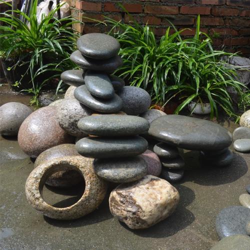 大塊鵝卵石造景石畫室創作初學者景觀石水景魚池餐館隔斷天然庭院
