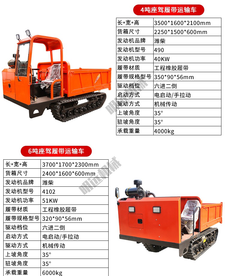 11-山东明远机械履带运输车详情