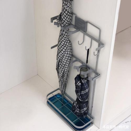 入櫃雨傘架入戶鞋櫃傘架創意雨傘收納架家用落地洋傘架瀝水接水盤