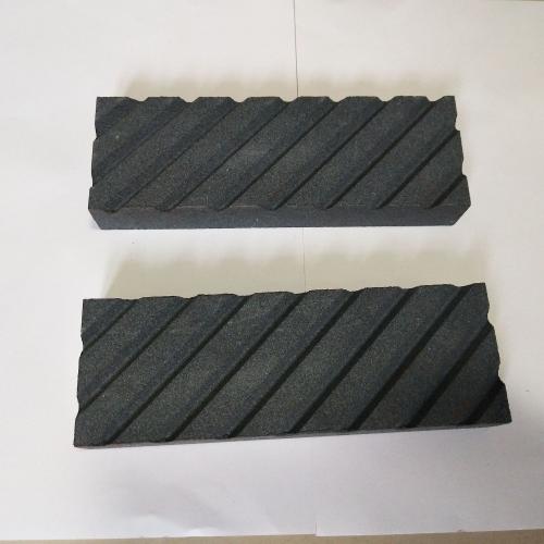 方圓黑色碳化硅帶槽油石 廚房刀具修正石砥石帶槽磨刀石