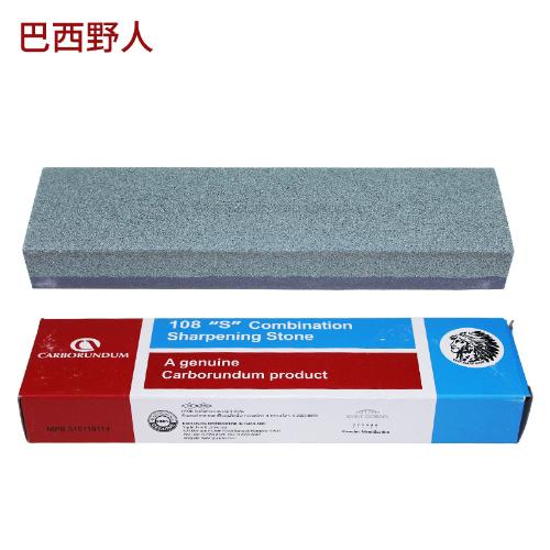巴西紅人野人研磨油石塊 碳化硅粗細雙面磨刀石條25*50*200磨刀器