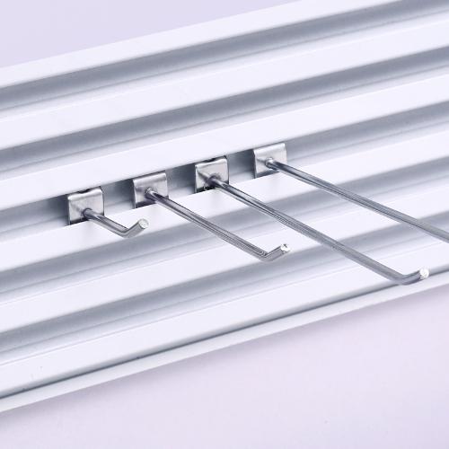 鋁合金槽板展示架掛鉤上牆展示架掛板鋁槽置物架小飾品展示板掛牆