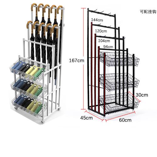 名創同款雨傘架金屬三層移動小架子優品多功能置物貨架廠家包郵