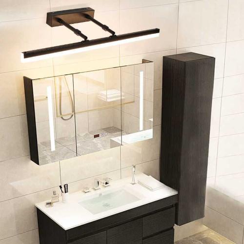 歐奐免打孔浴室鏡前燈簡約鏡櫃燈化妝燈防水霧led衛生間梳妝檯燈