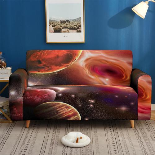 宇宙星空防滑彈力沙發套四季通用全包跨境供貨多色3D數碼魔術套