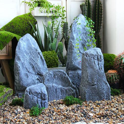 2021新款仿真石頭公園庭院景觀石頭公寓內外景觀石酒店內景石定製