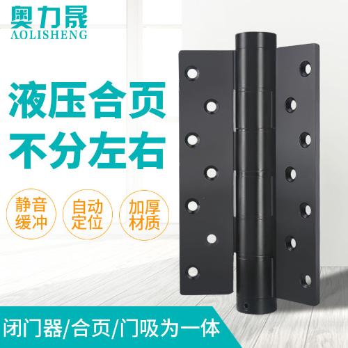 奧力晟隱形門合頁自動關門液壓閉門器緩衝阻尼暗藏彈簧鉸鏈門合頁