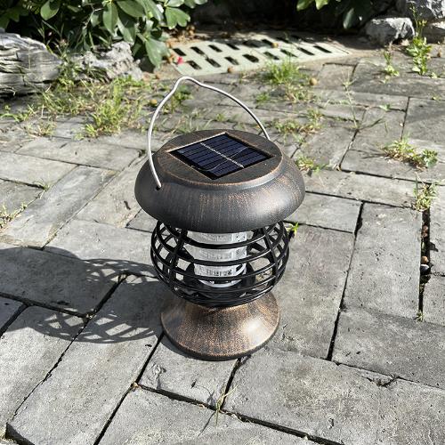 太陽能滅蚊燈電擊式驅捕蚊蟲農田魚塘養殖場家用戶外防水庭院花園