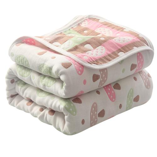 純棉雙人六層紗布嬰兒毛巾被子薄款夏季單人午睡沙發蓋毯小毯子