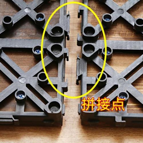 園林浴室實木拼接室外防腐木防水陽臺地板塊木板材花園自拼專用