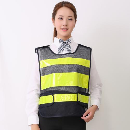 物業停車廠保安巡邏防光服交通安全反光背心馬甲夜光衣夜間超亮返