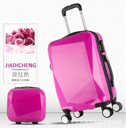 兒童行李箱女萬向輪旅行箱包密碼箱拉桿箱定製圖案14寸手提登機箱