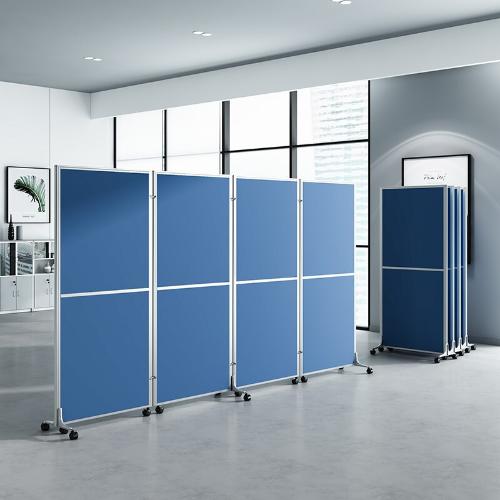 板式辦公室移動屏風隔斷可摺疊推拉門公司活動隔斷牆工廠車間隔板