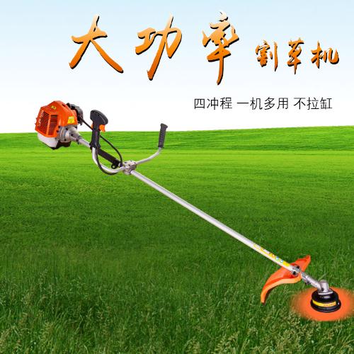 割草機水稻收割機家用打草機汽油除草機側掛式割灌機現貨批發二衝