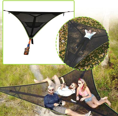 Multi Person Portable Hammock戶外野營用品便攜多人三角吊牀