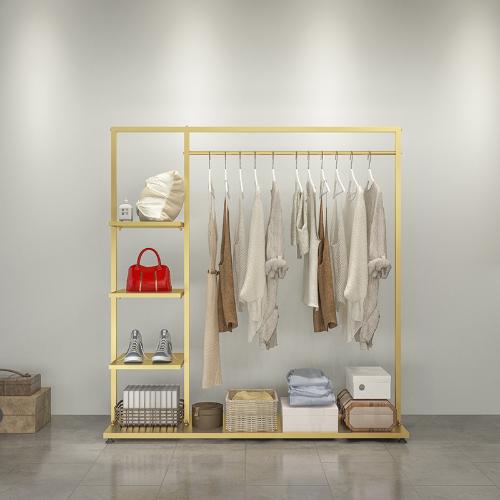 鐵藝服裝店展示架衣帽架衣架落地式臥室掛衣架歐式簡易掛包衣服架