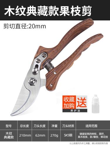 修枝剪果樹剪枝修剪樹枝花剪園藝園林強力剪樹枝花藝家用修花剪刀