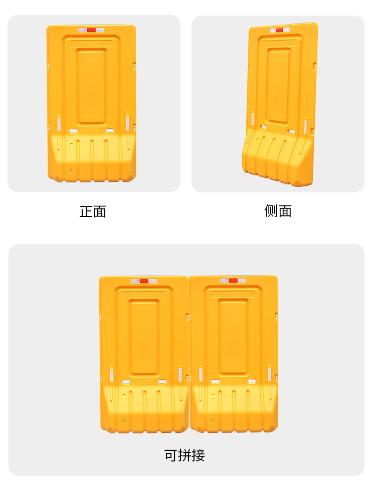 水馬圍擋隔離墩新塑料市政圍擋道路交通護欄施工圍欄防撞桶注水