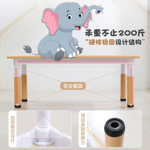 幼兒園可升降兒童學習桌塑料桌椅套裝學習桌子椅子寶寶早教玩具桌