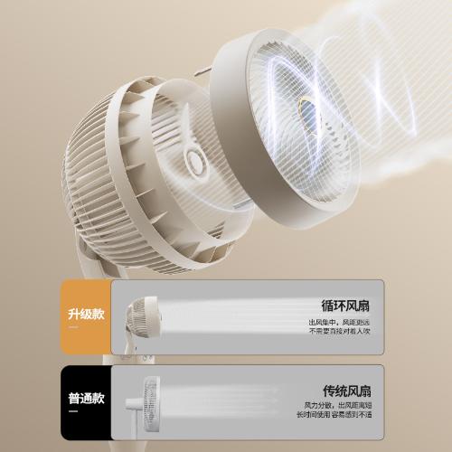 OSTMARS空氣循環扇 八字搖頭對流扇靜音帶遙控電風扇家用落地扇