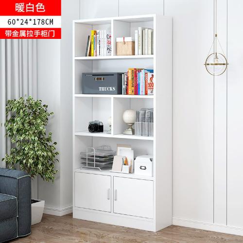 小書櫃仿實木簡易書架落地客廳收納家用簡約現代辦公室書櫃書櫥