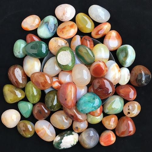 南京雨花石原石鵝卵石魚缸石頭花盆彩色石子七彩小石頭五彩石