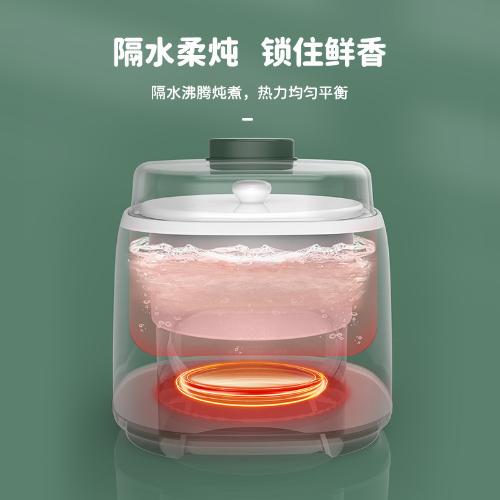 長虹電燉鍋隔水燉盅燉湯鍋陶瓷鍋養生小燉鍋家用全自動1L煲湯鍋